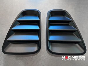FIAT 500 Tail Light Cover Kit - Satin Black